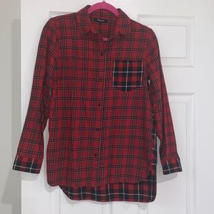 Madewell 100% cotton plaid shirt
